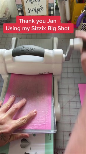 Using my Sizzix Big Shot for Die Cuts and Tags