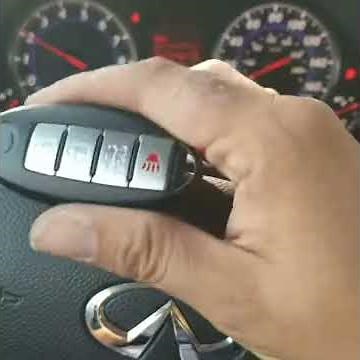 2008 Infiniti G37x proximity smart key program