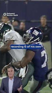 The Giants had HOW many sacks against the Eagles in 2007?!? #shorts #nfl #giants #nygiants