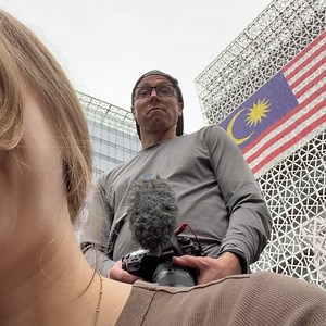 The alarm went off at 3:45 AM ⏰😱 We were convinced we’d snag front-row seats for Malaysia’s Merdeka Day parade. 😅 But with every stop, more people piled on… until we were standing shoulder-to-shoulder on a packed double-decker. 🚍 Advice from locals? All different. Our final spot? Let’s just say… about 200 people back. 🙈 But when the roar of the flyover shook the sky, all that waiting melted away. THIS. WAS. EPIC. 🇲🇾🔥 #Merdeka #thepassportcouple #malaysia #harimerdeka #cultureshock #Merdek