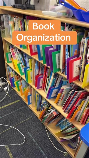3.6K views · 28 reactions | Behind the Scenes: Book Organization!  I keep my classroom books organized by themes, following the school year from start to finish. Makes finding the right story for every moment so much easier!  #OrganizedClassroom #PreschoolReads #PreschoolVibes #prek #PreschoolTeacher #classroomorder | Preschool Vibes | Facebook