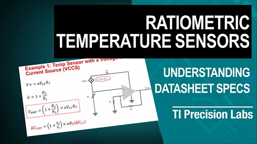 Ratiometric temperature sensors | Video | TI.com