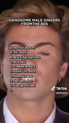 Handsome Male Singers of the 80s: A Nostalgic Tribute