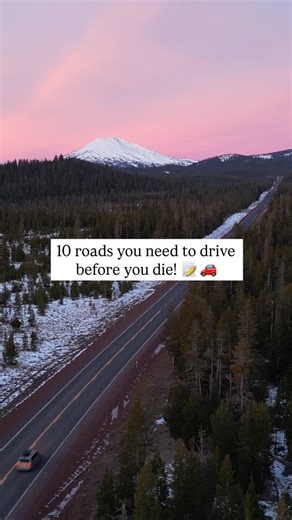 🤯 Send this to someone planning their 2026 tri 📝 10 roads you need to drive once in your lifetime 📍Icefields Parkway Alberta Canada Turquoise lakes, massive glaciers, and nonstop mountain views around every turn 📍Oregon Coast Highway 101 Oregon Moody beaches, sea stacks, hidden coves, and the kind of sunsets that don’t feel real 📍Monument Valley Scenic Drive Arizona Utah Legendary desert buttes, red dirt roads, and the most cinematic western views in the US 📍Pacific Coast Highway Californi
