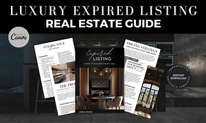Real Estate Expired Listing Guide | Home Sellers Guide | Real Estate Marketing | Expired Packet | Listing Presentation | Real Estate Canva - Etsy