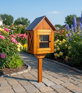 Little Free Library Woodworking Plan - DIY Book Share (PDF Pattern) - Etsy