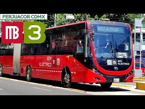 Mexico City Metrobus - Line 3 - From Santa Cruz Atoyac to Tenayuca - COMPLETE ROUTE