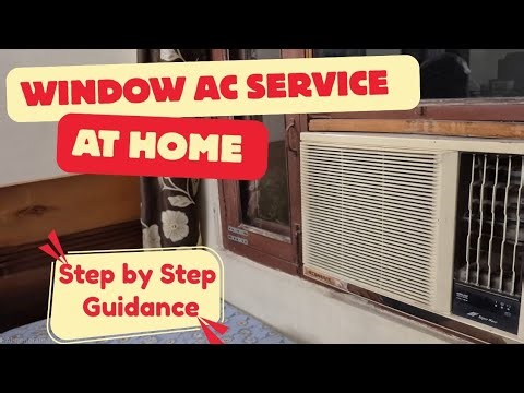 O General Window AC Service At Home|Step-by-Step Guidance|Window Ac Service At Home|Dimplekunalvlogs