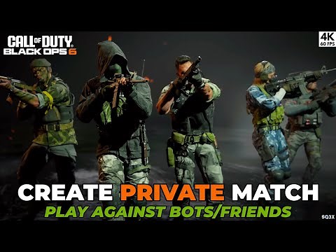 How to Create a Private Match to Play Against BOTS or Friends 💀 CALL OF DUTY: BLACK OPS 6