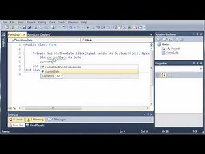 Visual Basic (Tutorial - 86) - Dates Video Lecture - Computer Science Engineering (CSE)
