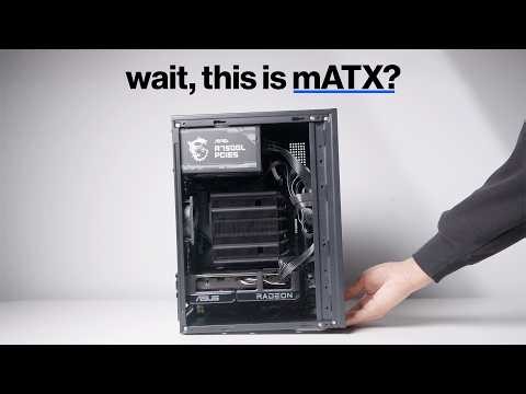 an INCREDIBLY Small Micro ATX Gaming PC Build (step-by-step)