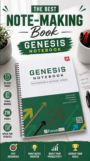 Genesis: The Ultimate Notes-Making Notebook No More Loose Sheets. No More Messy Bundles.