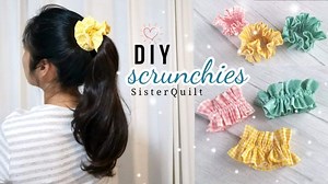 5.5K views · 214 reactions | DIY Scrunchies​ | Tutorial | SisterQuilt | Facebook