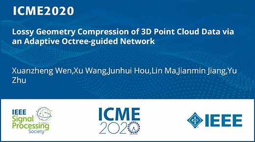 Lossy Geometry Compression of 3D Point Cloud Data via an Adaptive Octree-guided Network