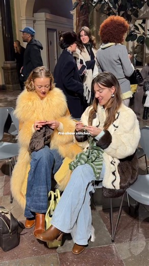 Hoooked | Crocheting and knitting their way through Copenhagen Fashion Week 🧶✨ @mathilde_roien and @rosesvane we love this! | Instagram