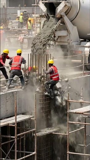Concrete Pour Collapse: Construction Fail 2025