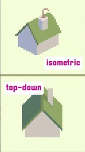 isometric or top-down? 🤔✨ (app: Pixquare) #pixelart