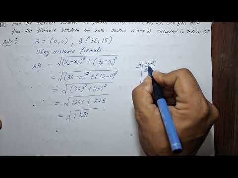 CLASS 10 MATHS EX - 7.1 Q2 CHAPTER 7 (COORDINATE GEOMETRY)