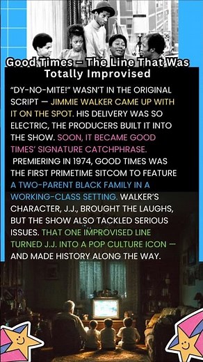 Good Times – The Line That Was Totally Improvised #GoodTimes #ClassicTV #TVTrivia