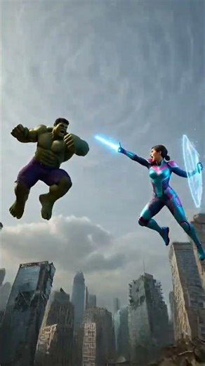 Hulk vs Cece Marvel 💥 Ultimate Superhero Battle | Epic Fight Part 7 #shorts