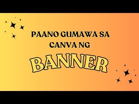 Paano gumawa ng Banner sa Canva - Part 8