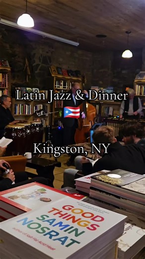 Kingston nights just hit different. Latin jazz by Pablo Shine 🇵🇷 at Rough Draft & a cozy dinner at Hotel Kinsley after. #kingsonny #hudsonvalley