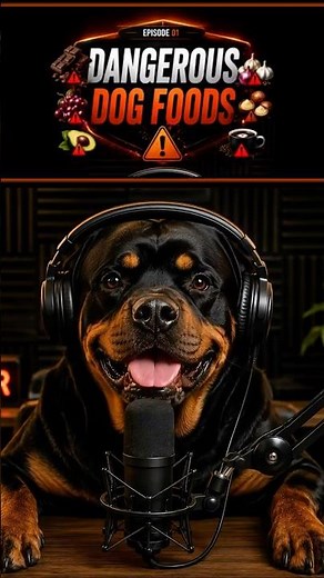Dangerous Foods Dogs Should Never Eat | Rottweiler Life Broadcast Ep. 1 #Shorts