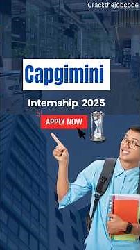 Capgemini Internship 2025: Apply Now & Boost Your Career!"