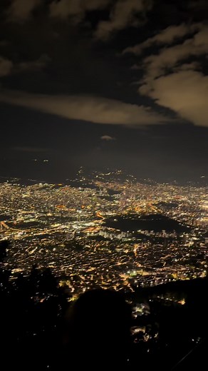 Medellín City Lights and Mountains at Night | Stunning View