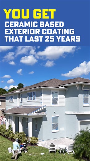 Jacksonville Homeowners! Tired of spending time and money on repainting? Get Rhino Shield and NEVER paint again. 🏡 Rhino Shield is not your average paint. It’s a premium, ceramic-based exterior coating designed to outlast and outperform traditional paints. 💪 Say goodbye to constant touch-ups and hello to long-lasting protection! 🌟 ✨ Why Rhino Shield? ✔️ Blocks Water Intrusion – Defends against storms with up to 96MPH rain! ✔️ Energy-Saving Insulation – Cut energy bills by up to 30%. ✔️ Mold, 