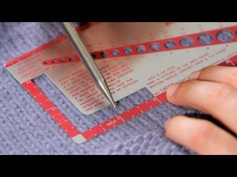 How to Measure Gauge | Knitting