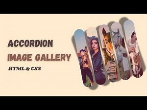Built an AMAZING Image Gallery Accordion using HTML and CSS