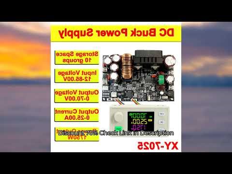 XY7025 70V/25A/1750W CNC Stabilized Voltage Power Supply Buck Converter CC CV Constant Voltage Const