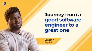 12 reactions | Venoth’s aim was to go from being a “good software engineer” to a “great software engineer”. He achieved this with the help of his mentors and upskilling. This eventually landed him in a job in one of the finest companies. #CreateImpact | SCALER | Facebook