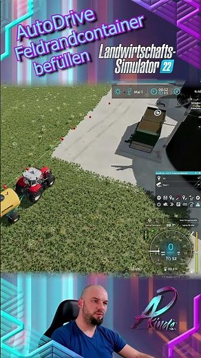 LS22 Feldrandcontainer befüllen / Autodrive Tutorial #ls22 #fs22 #farmingsimulator22