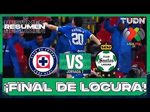 HIGHLIGHTS - Cruz Azul vs Santos | Liga MX - Matchday 7 Apertura 2026 | TUDN