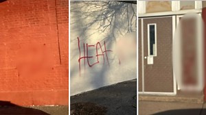 Officials react to racist vandalism at Roxborough High School