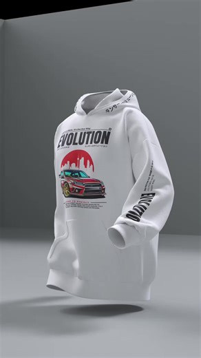 Create 3D Walking Hoodie Mockups for Clothing Brands