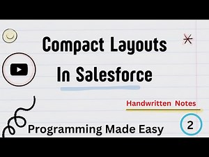 Compact Layout in Salesforce | Salesforce Notes