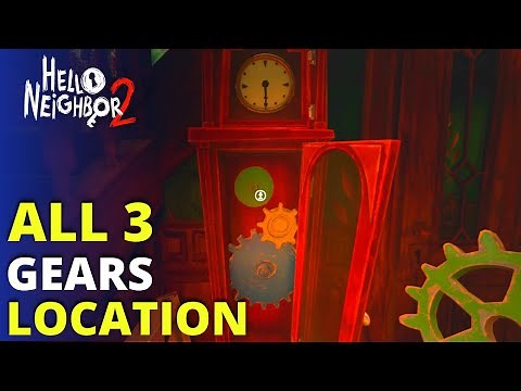 HELLO NEIGHBOR 2 - How to Solve the Clock Gear Puzzle in the Museum | Clock Gears Location || Safe