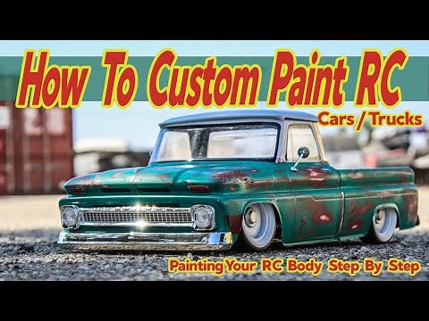 DIY Custom RC Paint Job - How I Paint Lexan Bodies