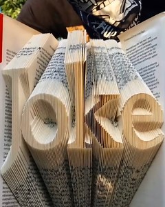 14M views · 5K reactions | This guy makes incredible works of art simply by folding the pages of a book!  | LADbible | Facebook