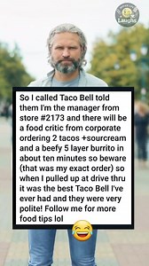 Peak Taco Bell energy honestly — from a playful “corporate food critic” moment at the drive-thru to a brand that once did the Taco Liberty Bell moment and now releases things like Baja Blast pie, while people still say the Crunchwrap Supreme hits when it hits. Fast food runs on internet culture now, and everyone pulling up half expects either the best Taco Bell of their life or someone placing a massive order. Whether you enjoy the creative desserts or stick to the classics, people keep turning 