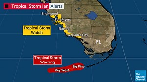 15K views · 279 reactions | NEW: Portions of Southwest Florida are now under a tropical storm watch, tropical storm warning, and storm surge watch. #Ian Still up? We're LIVE tonight with the latest advisory. | The Weather Channel | Facebook