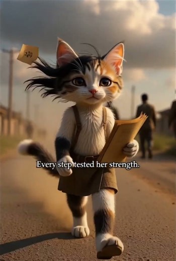 From Poor Cat Girl to Super Model 😿➡️✨ | Emotional AI Story #cat #aicat #aishort #straycat