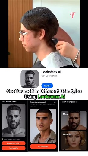 GIGA The Chad on Instagram: "Maximize Your Look with AI Not sure what hairstyle fits your face? Or how to tweak your look to level up your entire vibe? LooksMax breaks it down — powered by AI. I’ve been using it to upgrade my style, and the results speak for themselves. Try it once. You’ll thank yourself every time you look in the mirror. 📲 Available now on the App Store & Play Store #LooksMax #MensGlowUp #StyleUpgrade #AIForMen #MensCare #GlowUpJourney #LevelUpYourLook"