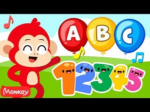 Monkey Learning Videos For Toddlers ✨ Learn ABC, Colors, Numbers, Shapes, Months Of The Year & More