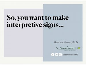 So You Want to Make interpretive Signs 2024