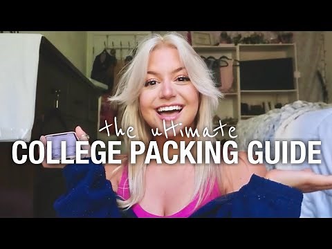 COLLEGE DORM ESSENTIALS ... everything you NEED to bring/pack for college ! *timeless*