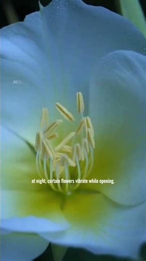 Some Flowers Bloom… With Sound! 🌙🌸 #Shorts